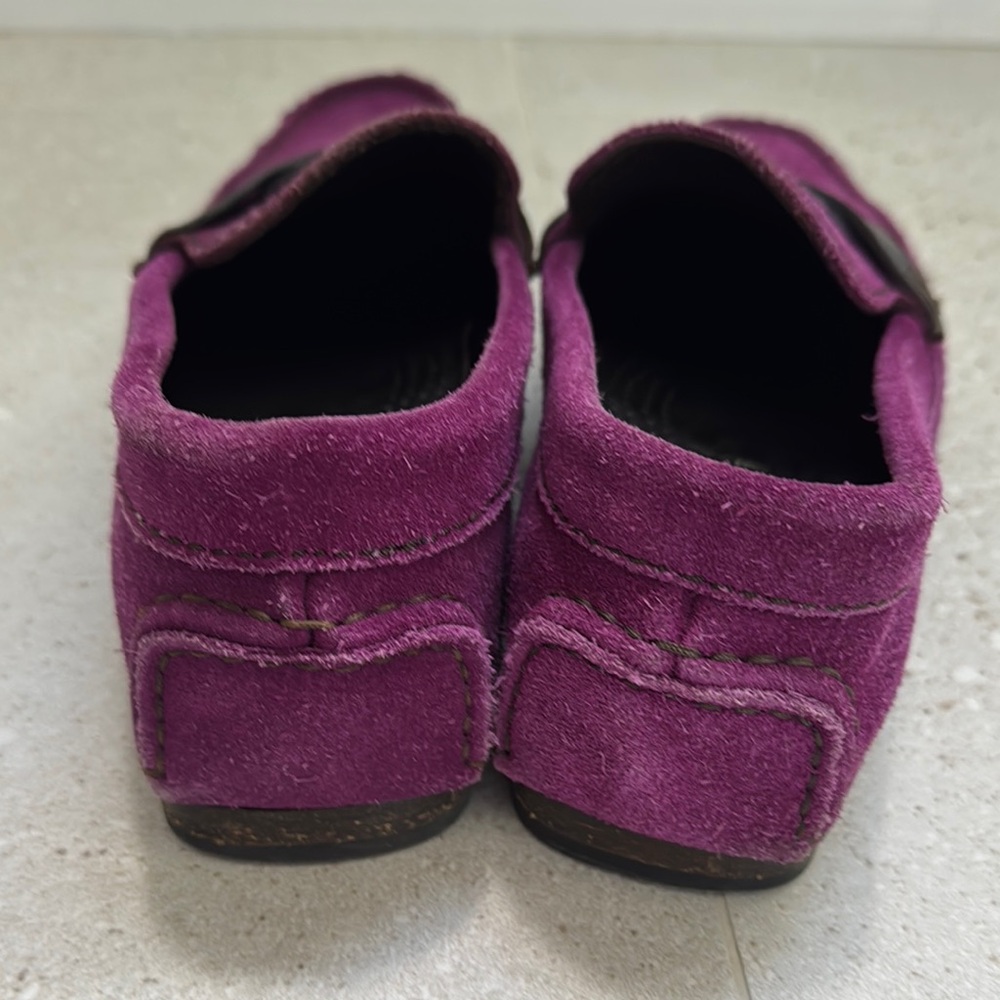 Tom Ford Men's Rich Purple Suede Loafers - Picture 4 of 6